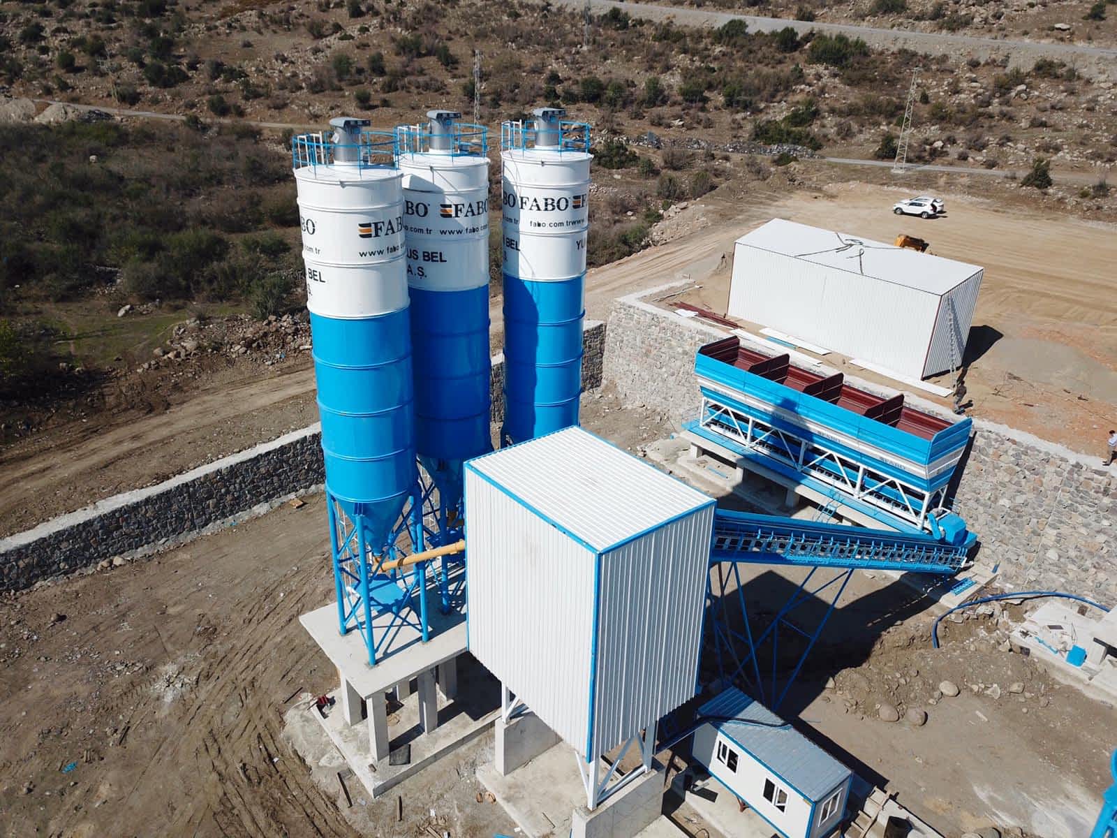 Powermix-130 Concrete Batching Plant Yunus Emre Municipality Manisa Turkey