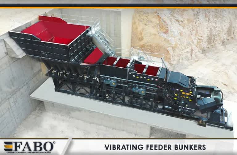 vibrating feeder bunkers